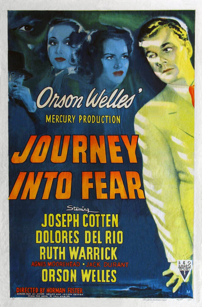 Путешествие в страх (1943) постер