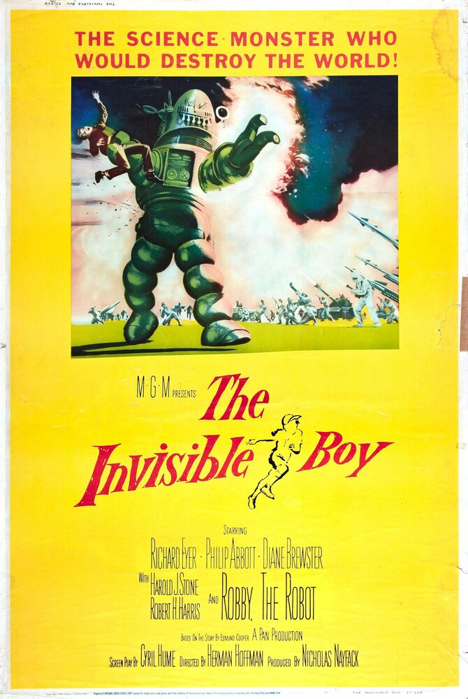 Невидимый мальчик (1957) постер